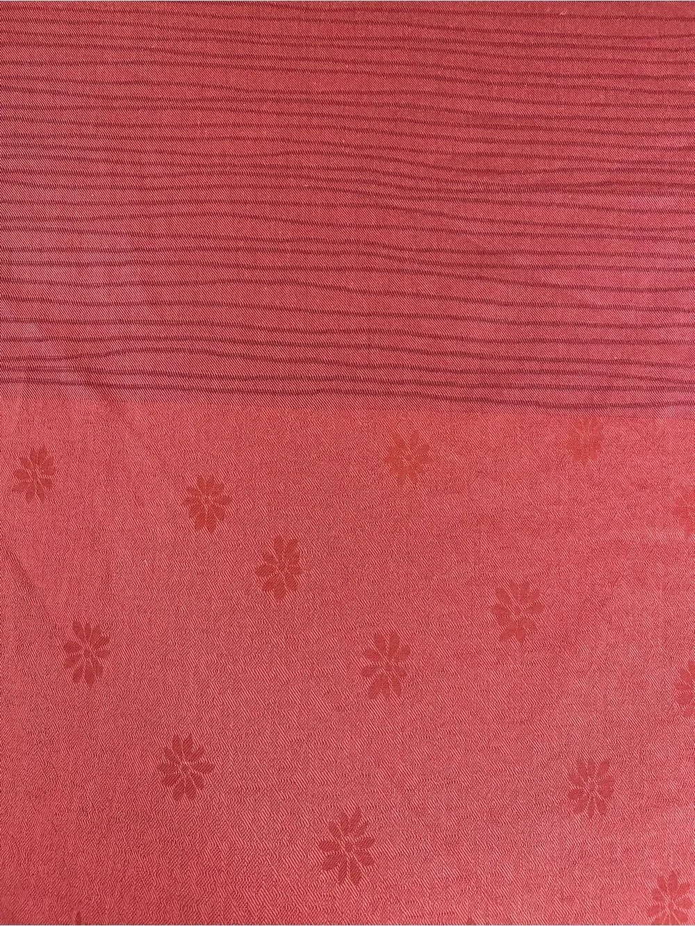 Calvin Klein Striped Comforter in Red and Orange RARE 2007 cotton weave